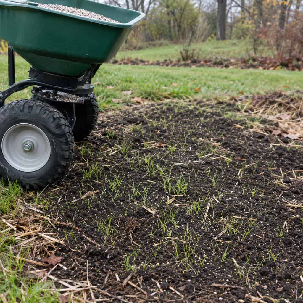 Stop Spreading Weed-and-Feed Over Newly Seeded Grass
