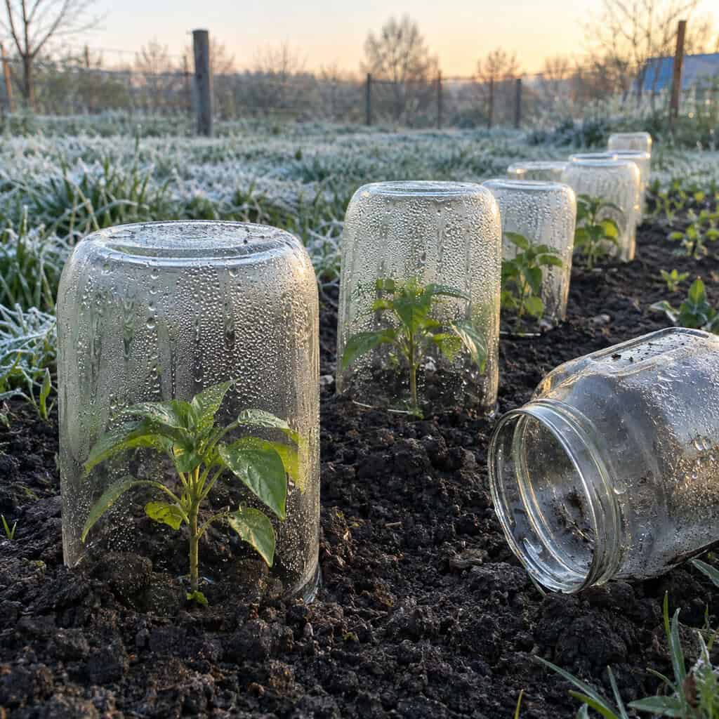 Glass Jars and Coffee Cans as Hot Caps