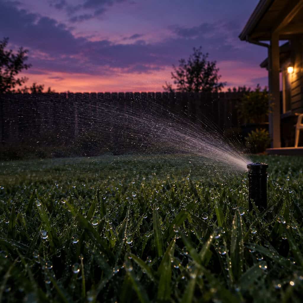 Stop Watering at Dusk