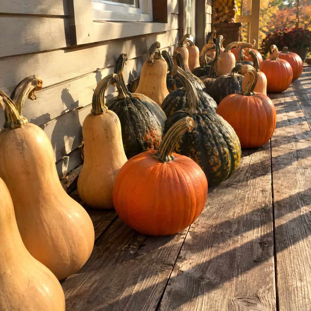 Curing the Winter Squash Before It Went Down Cellar