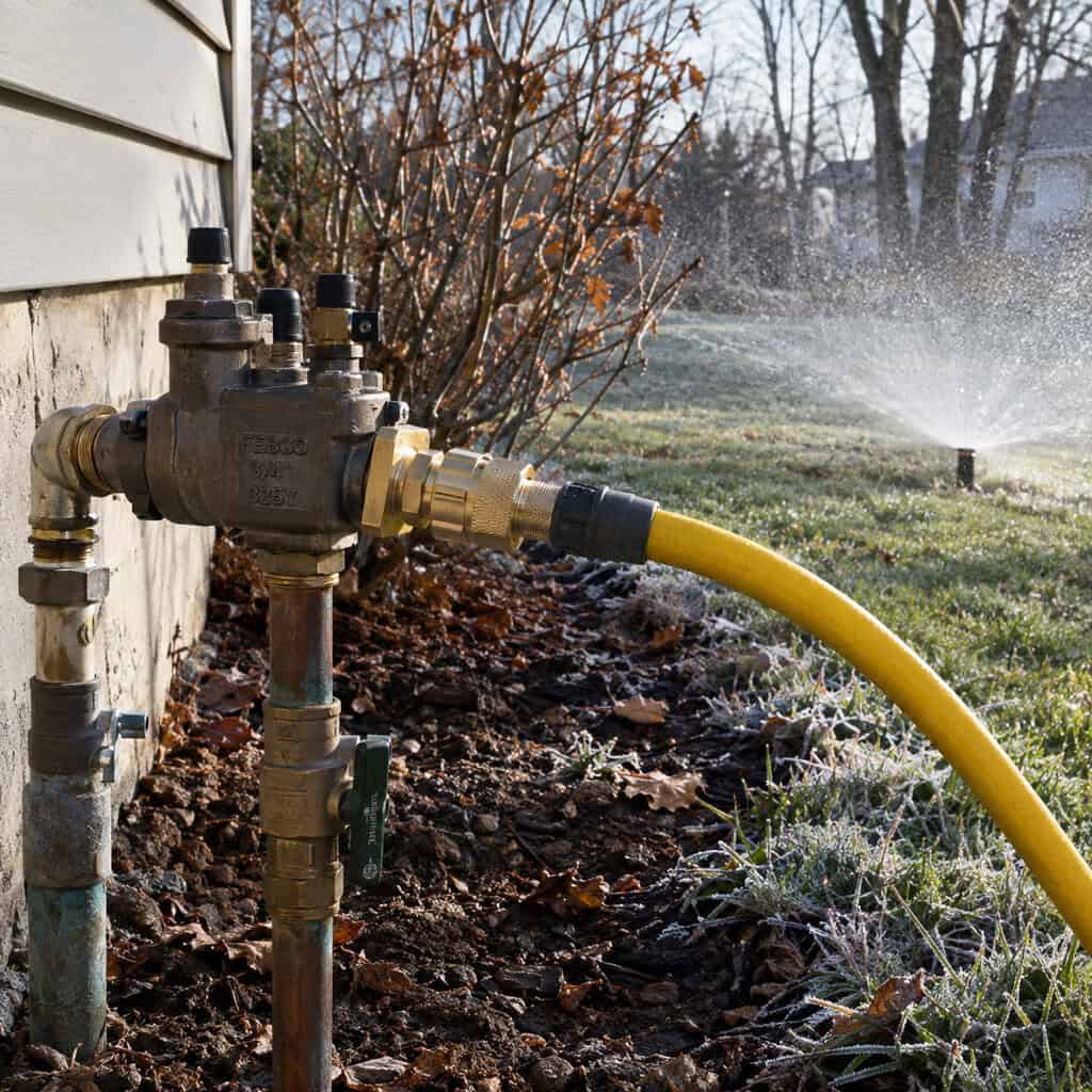 Blow Out the Irrigation Before the First Hard Freeze