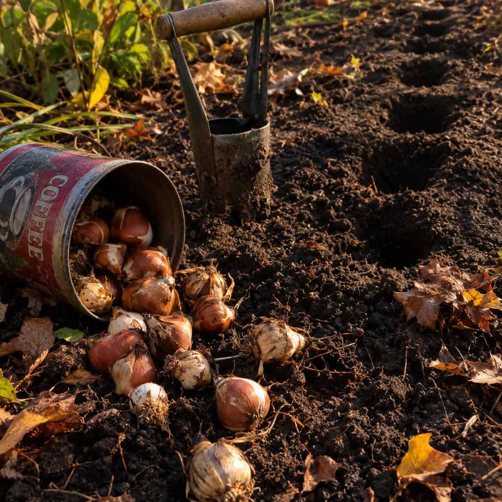 Bulbs Planted Only After the Soil Cooled
