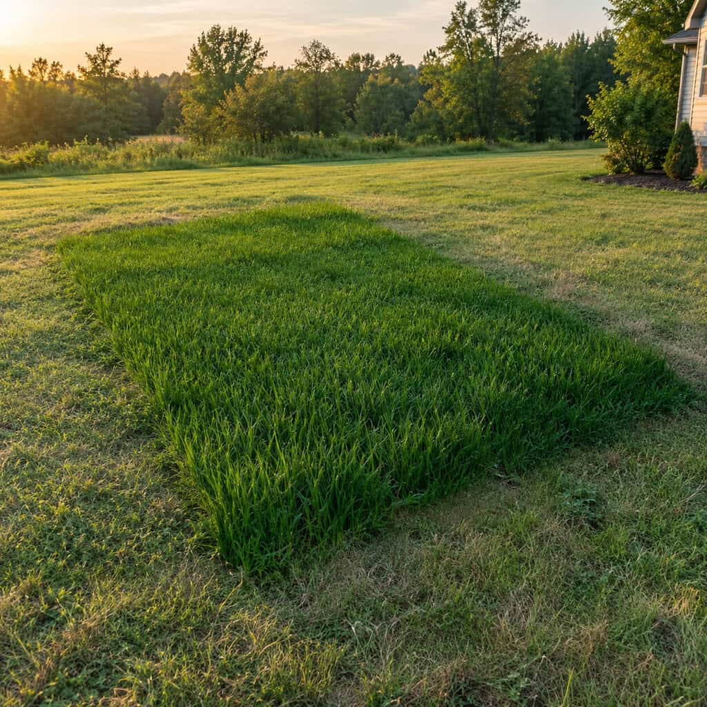 The Suspiciously Green Rectangle Over the Septic Field