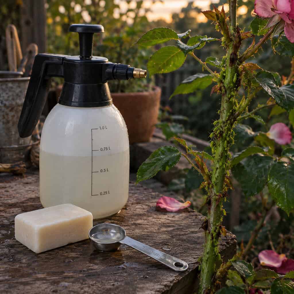 Homemade Soap Spray for Aphids
