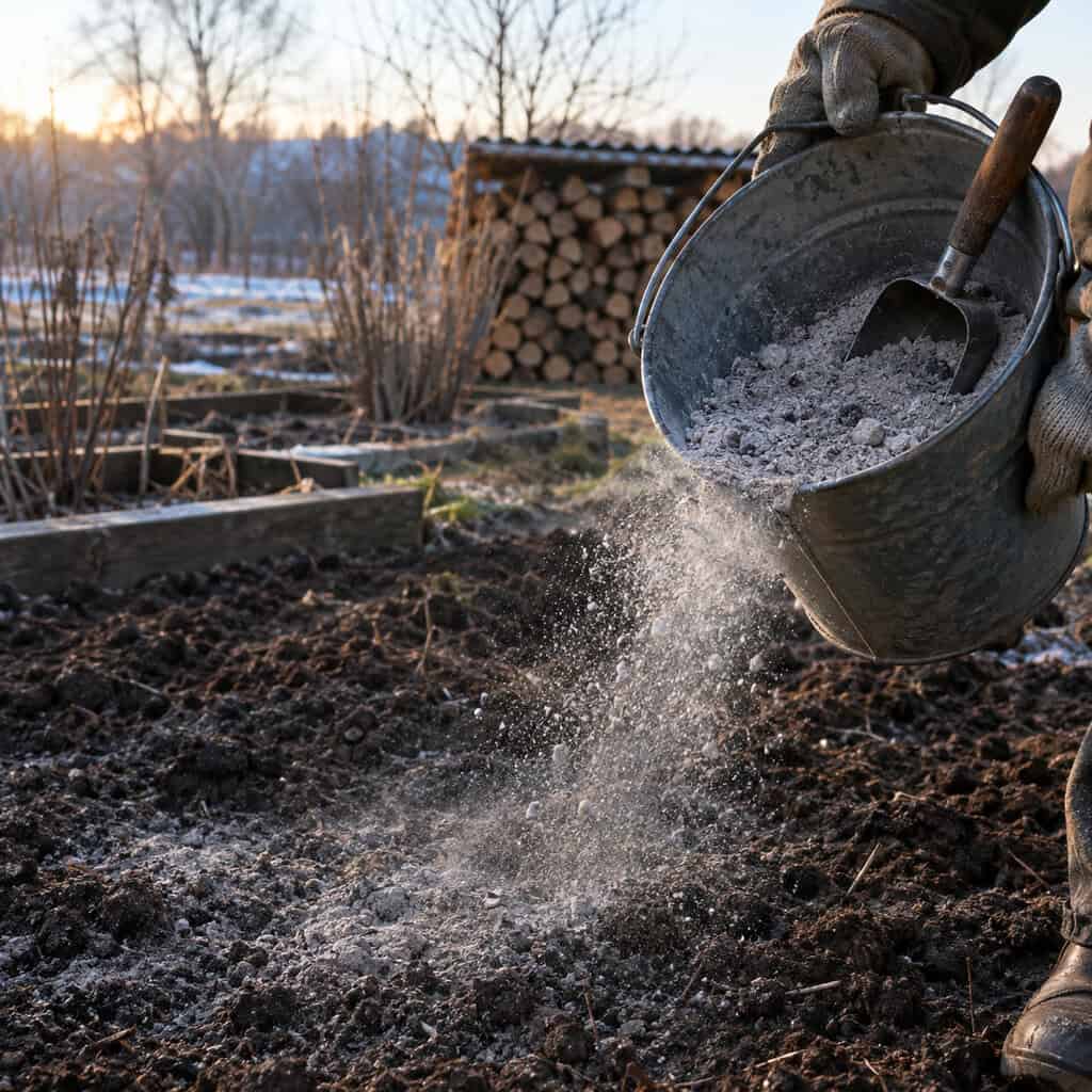 Wood Ash From the Stove, Scattered Thin