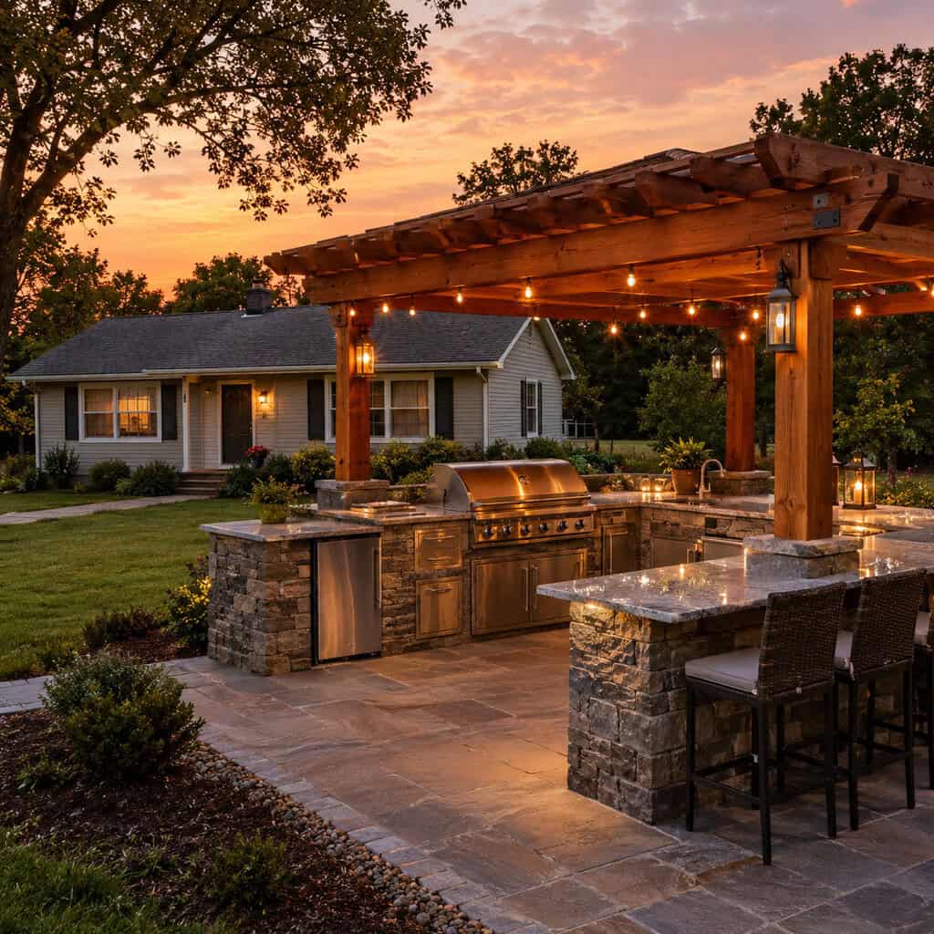 An Outdoor Kitchen Built for a Neighborhood That Doesn't Have One