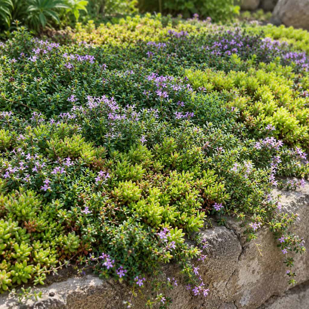 Plant Groundcover Instead of Annual Flats