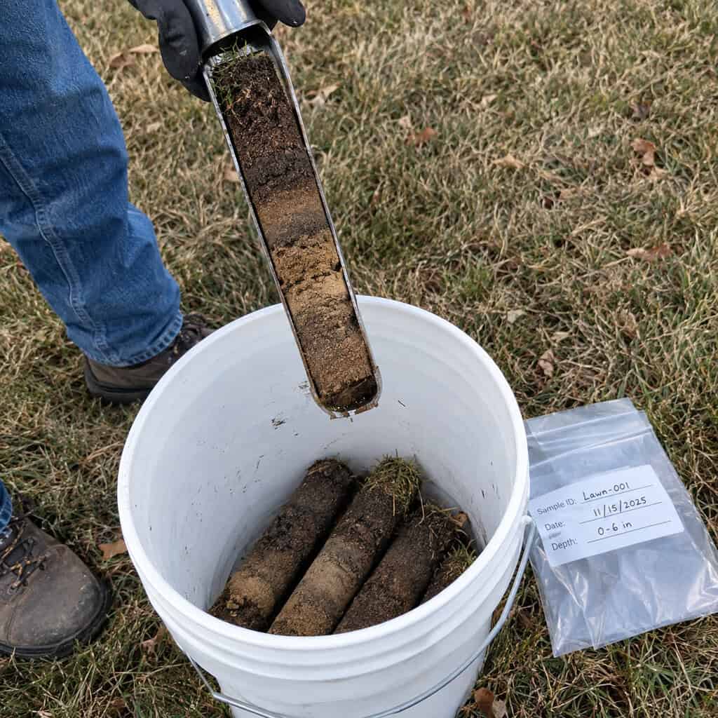 Pulling a soil test (and liming if it calls for it)