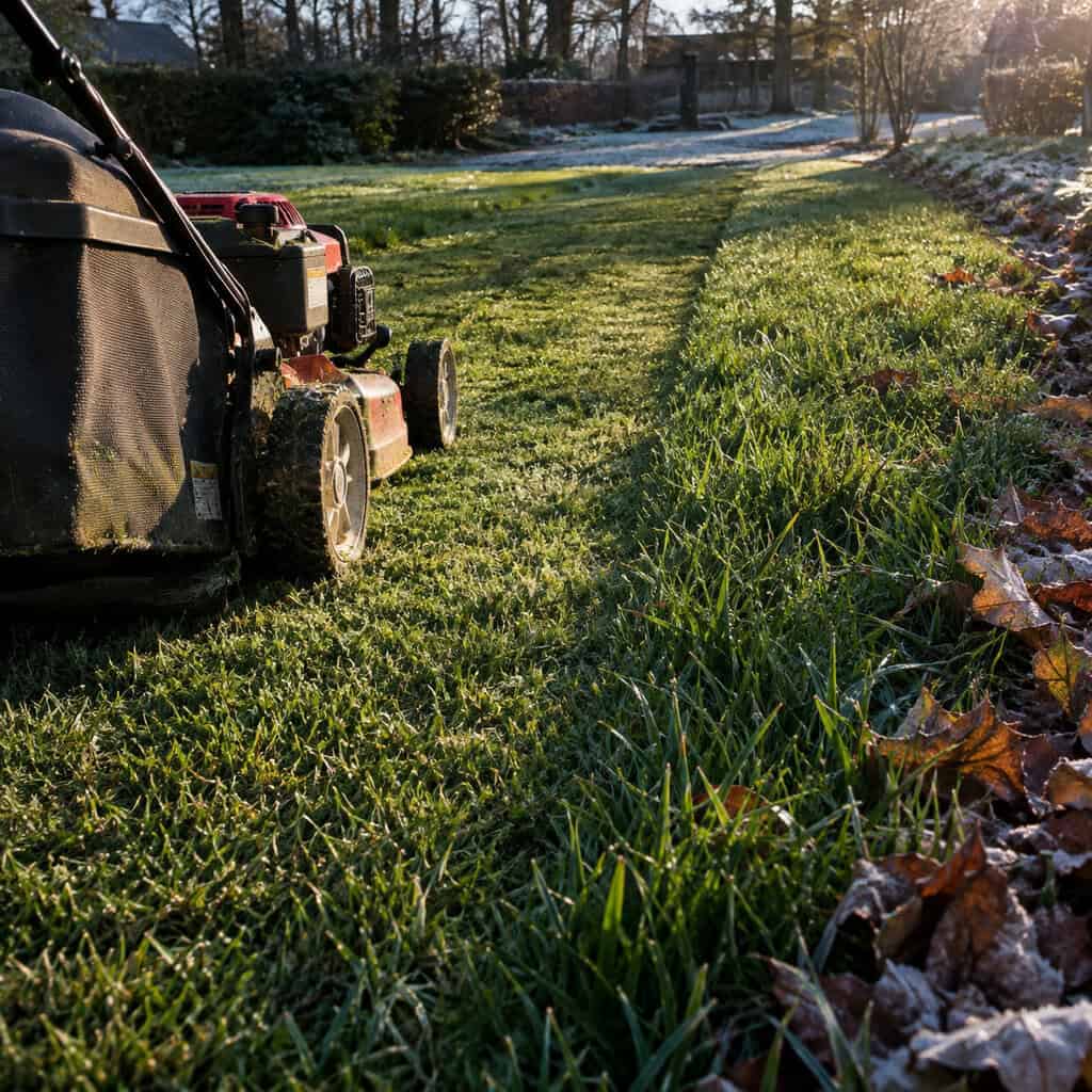 The last mow, cut a notch shorter