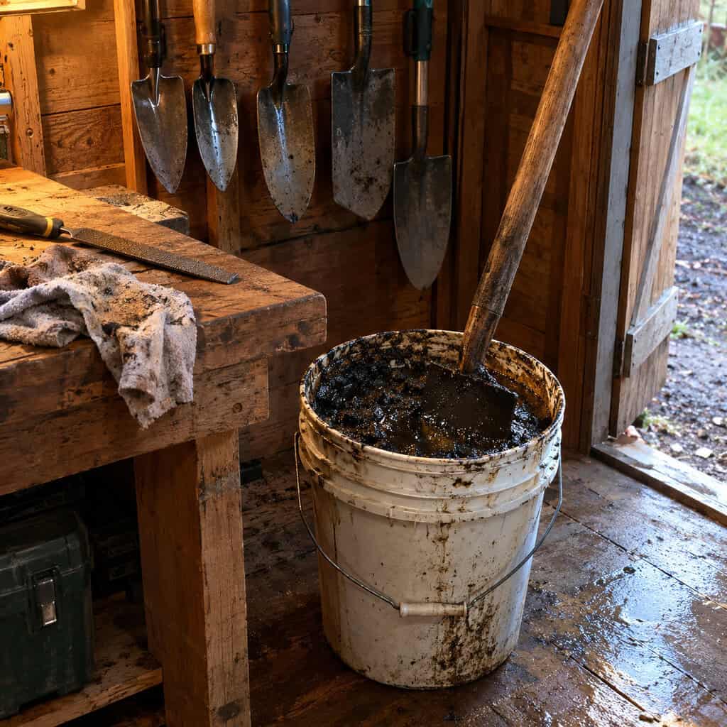 Tools Sharpened, Oiled, and Put Away Dry