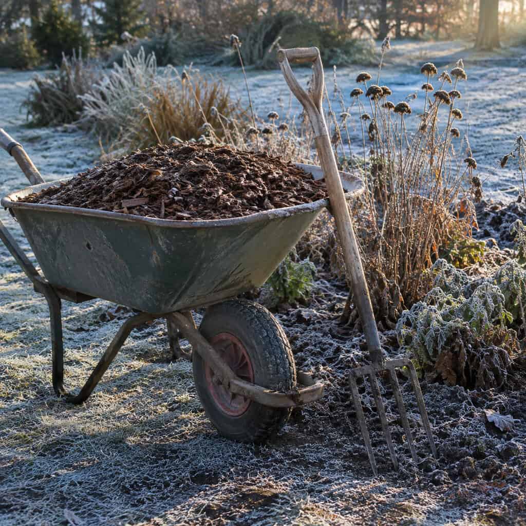 Waiting Until the Ground Froze to Mulch