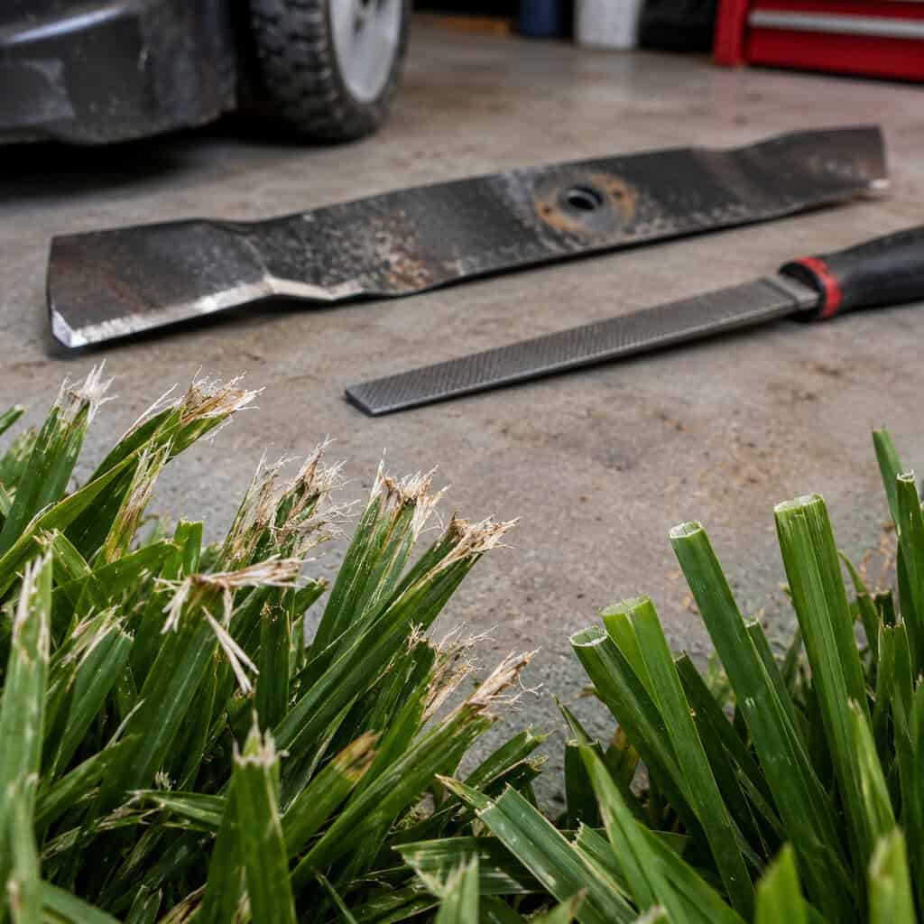 Stop Mowing With a Dull Blade