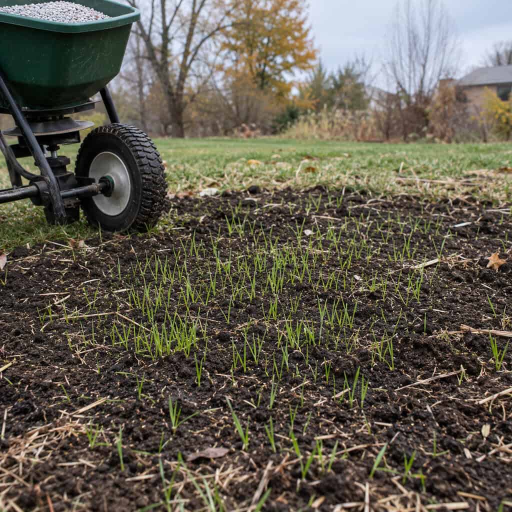 Stop Spreading Weed-and-Feed Over Newly Seeded Grass