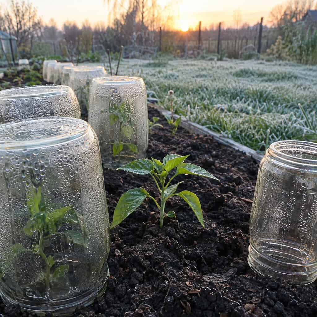 Glass Jars and Coffee Cans as Hot Caps
