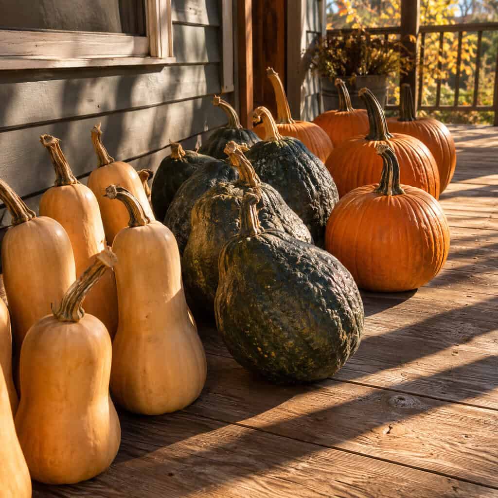 Curing the Winter Squash Before It Went Down Cellar