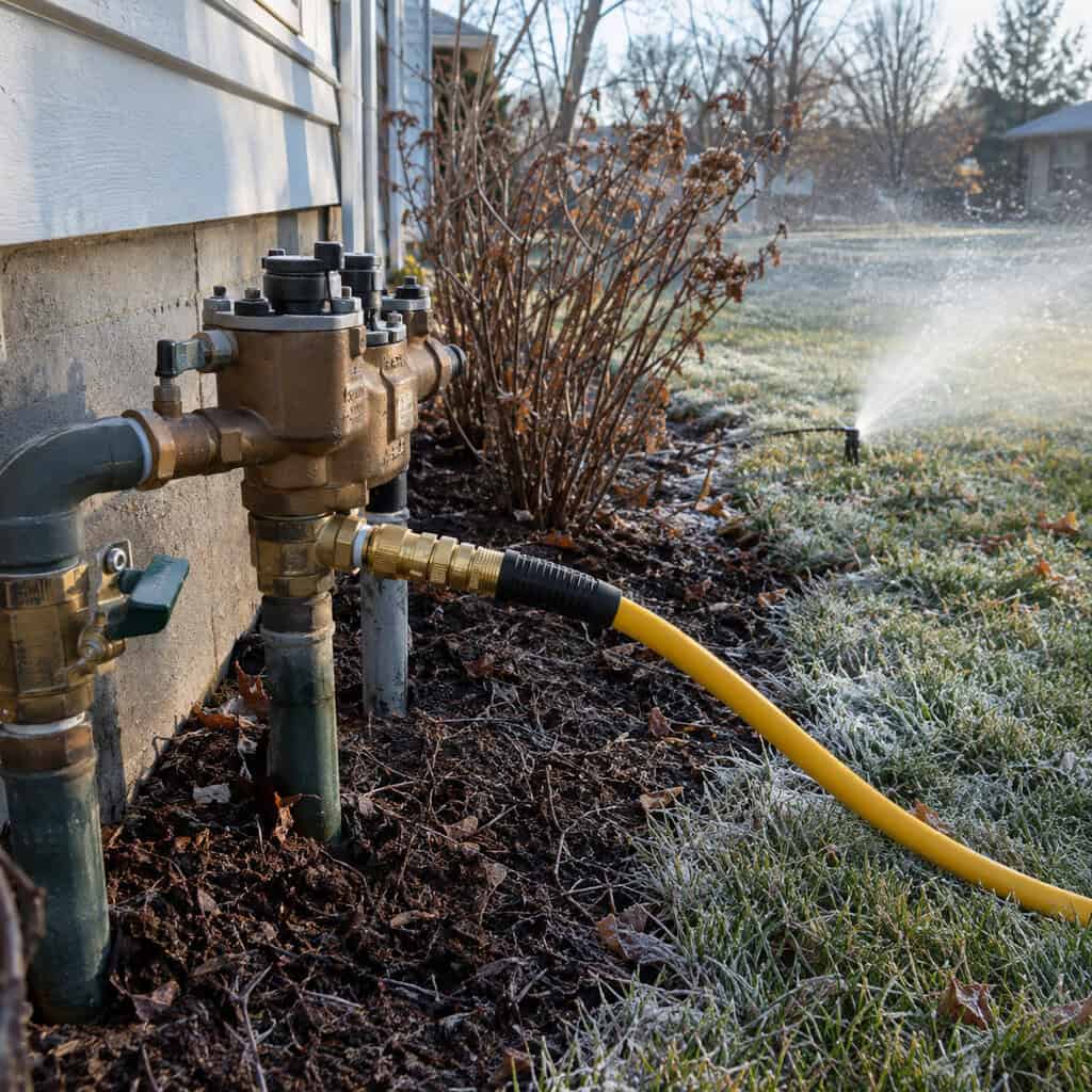 Blow Out the Irrigation Before the First Hard Freeze