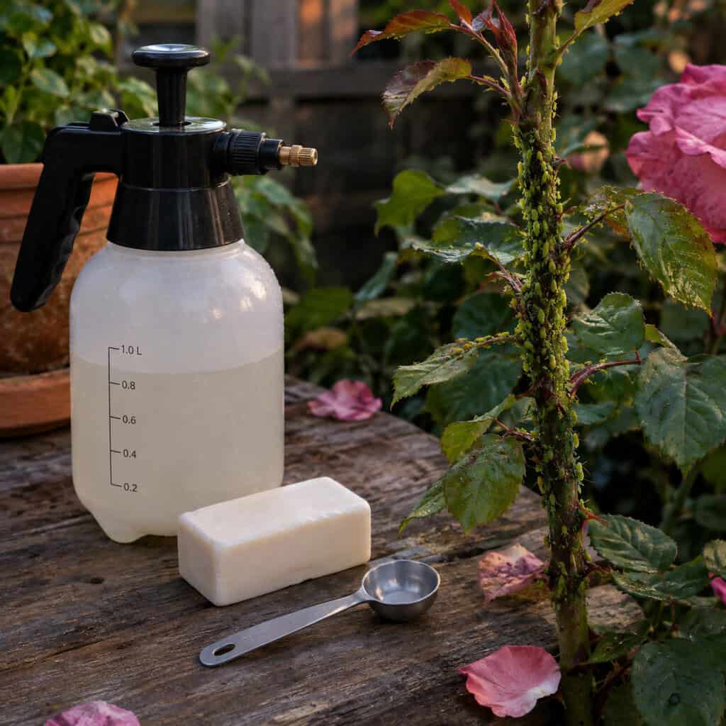 Homemade Soap Spray for Aphids