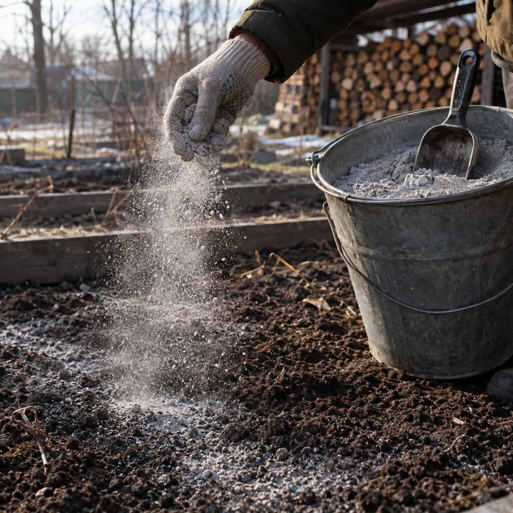 Wood Ash From the Stove, Scattered Thin
