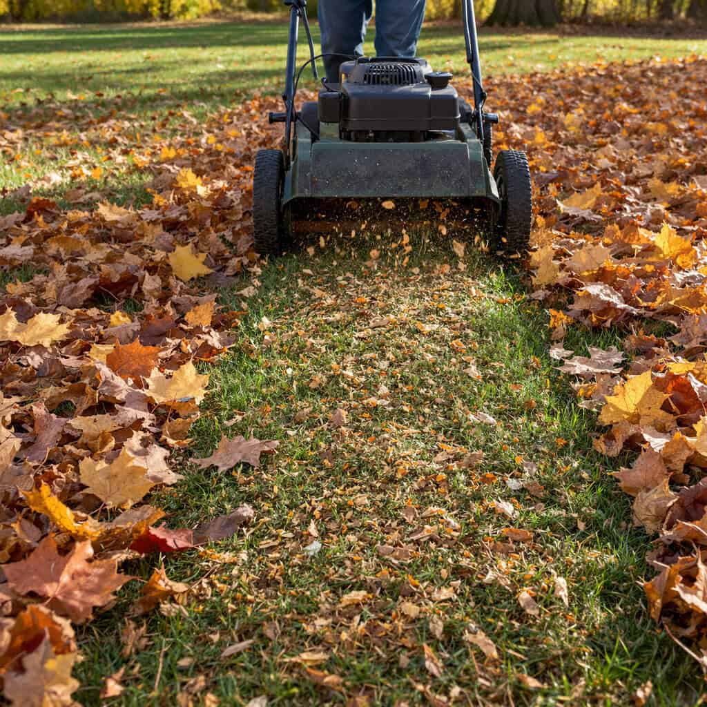 Mulch the Leaves In Instead of Bagging Them