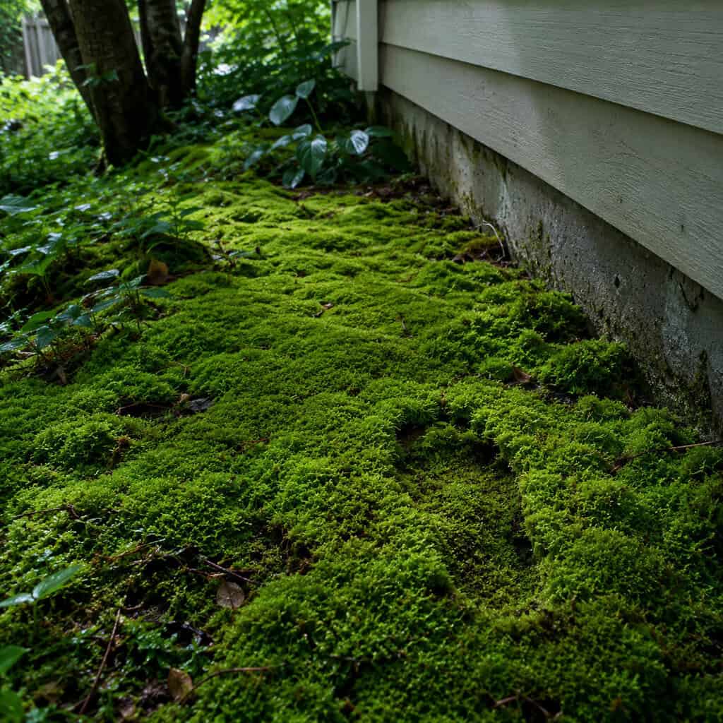 A Carpet of Moss Where the Lawn Should Be