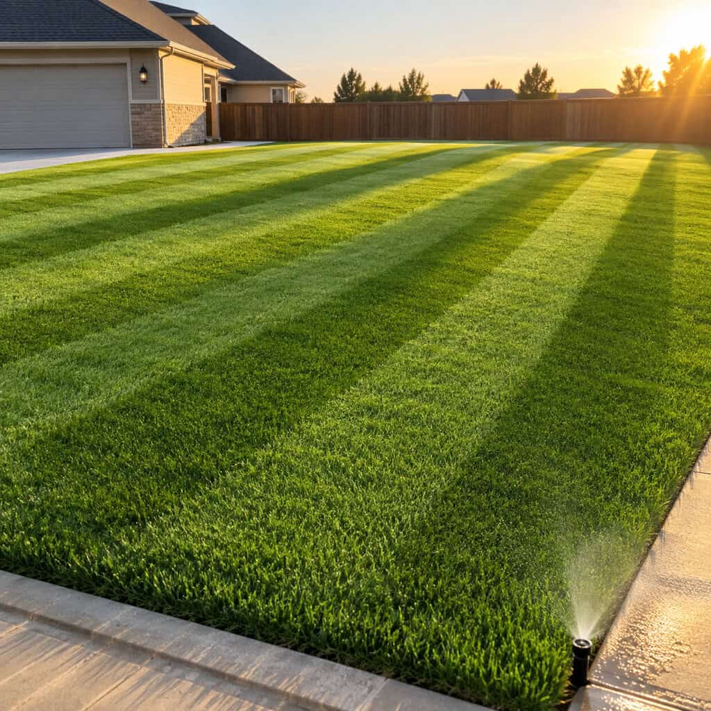 The Perfectly Striped, Chemically Perfect Lawn