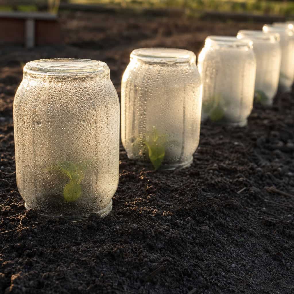 Cloches and Frost Blankets