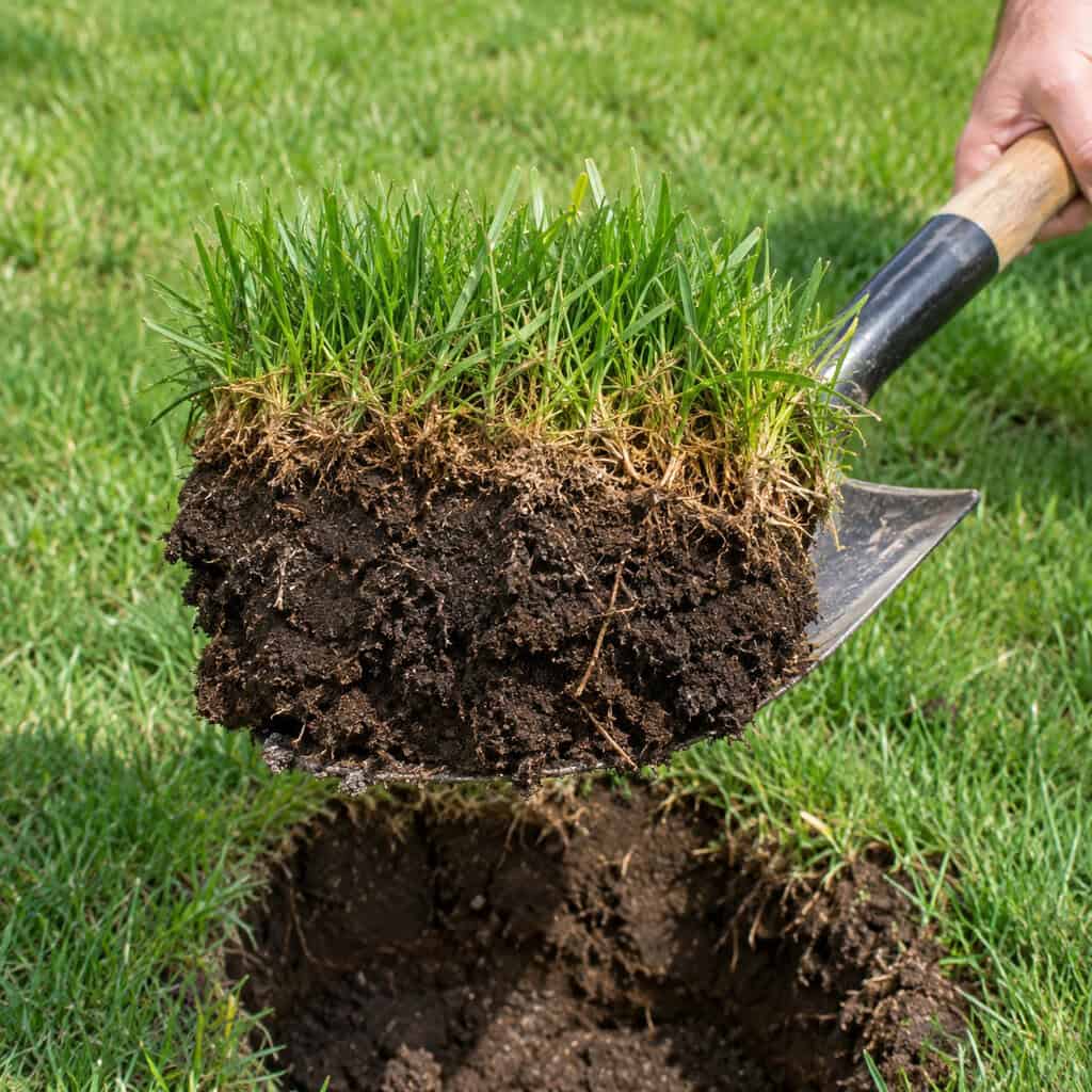 Measure the Thatch Before You Rent a Dethatcher