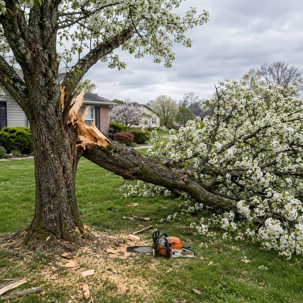 A Bradford Pear as the Front-Yard Specimen Tree