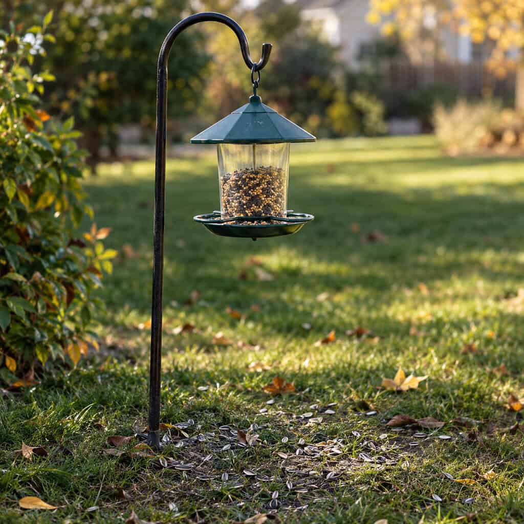 The Bird Feeder Spill Zone