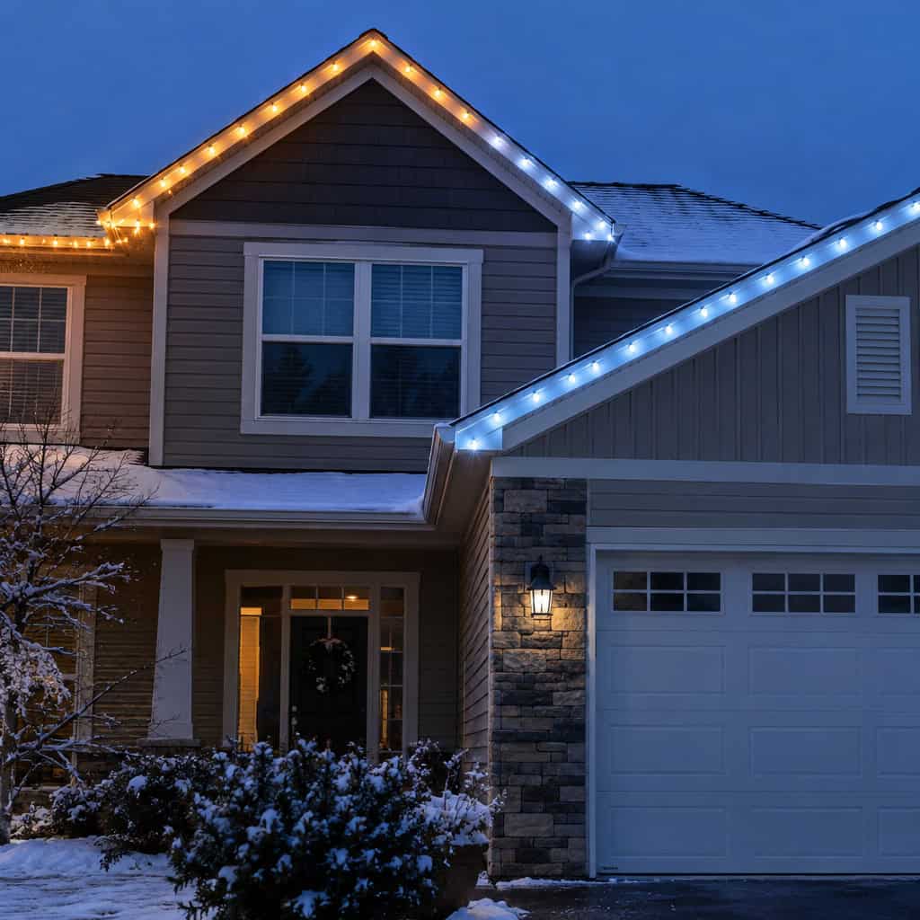 Two Different Whites on the Same House