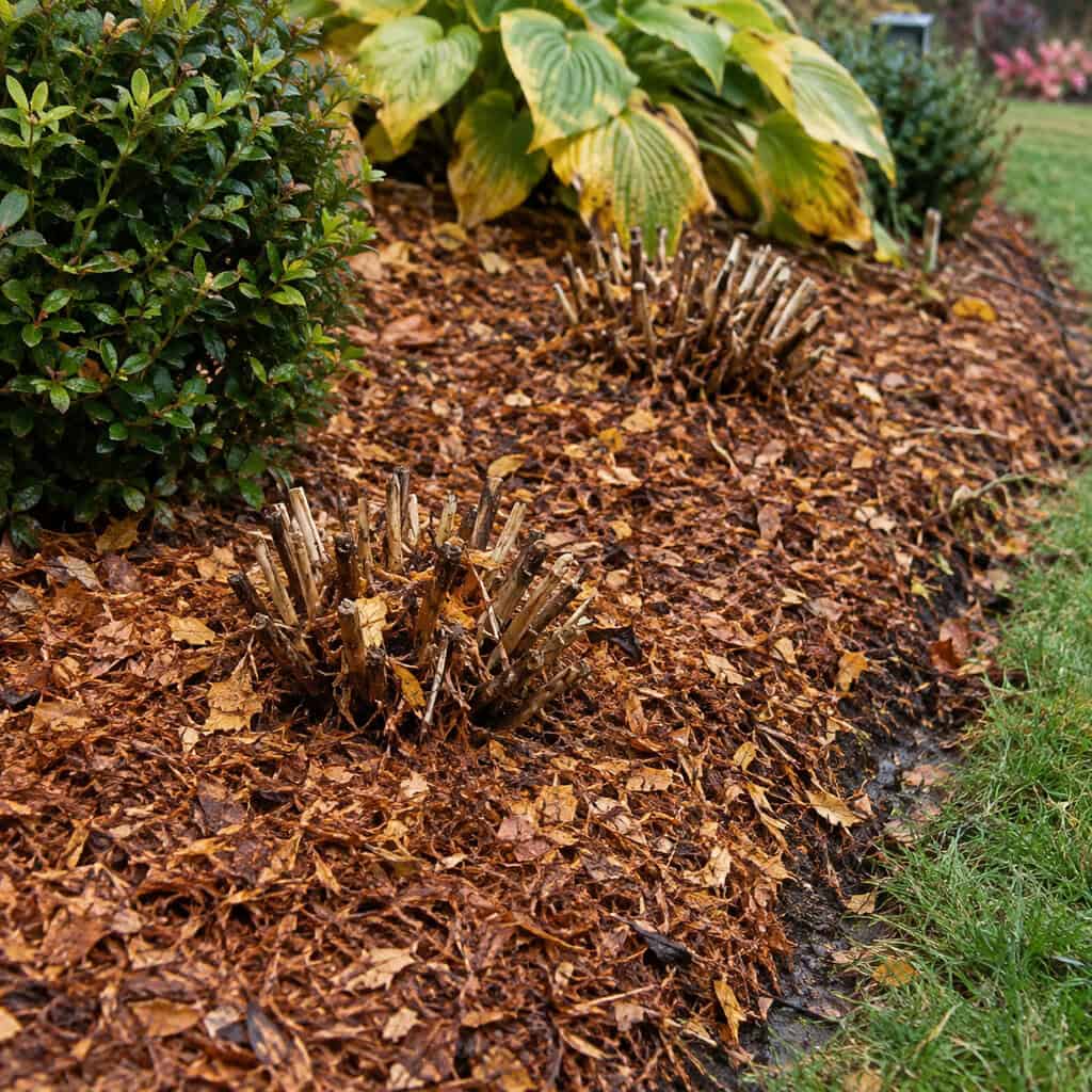 Shred Them Into 2–3 Inches of Free Bed Mulch