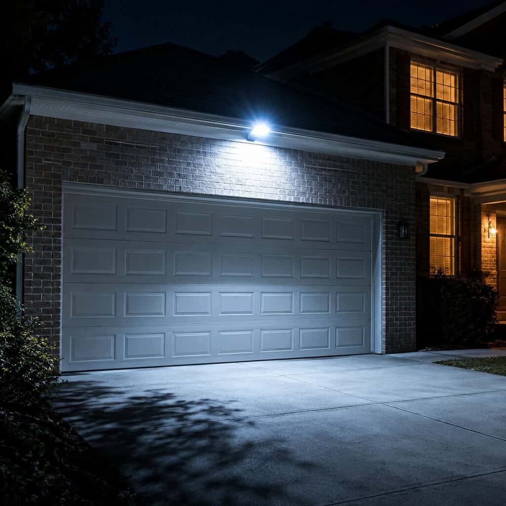 The 5000K Daylight Floodlight Over the Garage
