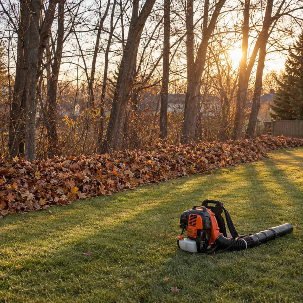 Blow Them Into the Woodline and Back Bed Edges