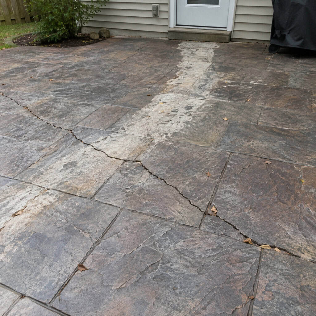 Stamped Concrete Made to Look Like Stone