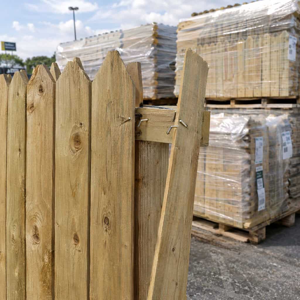 Big-Box Prefab Stockade Panels