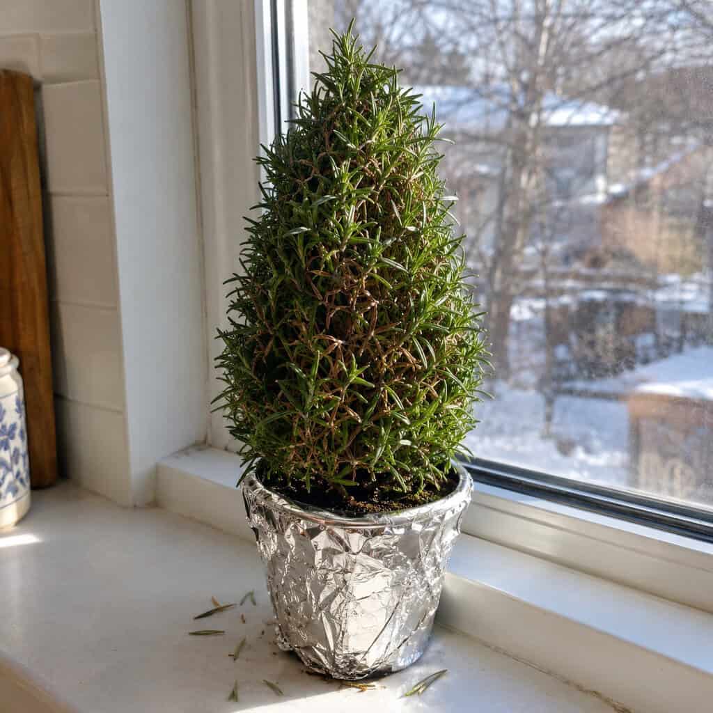 The Rosemary "Christmas Tree" Topiary