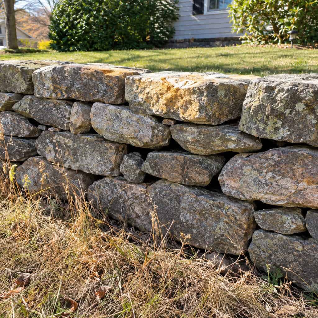 The Decorative Rock Wall or Leftover Stone Pile