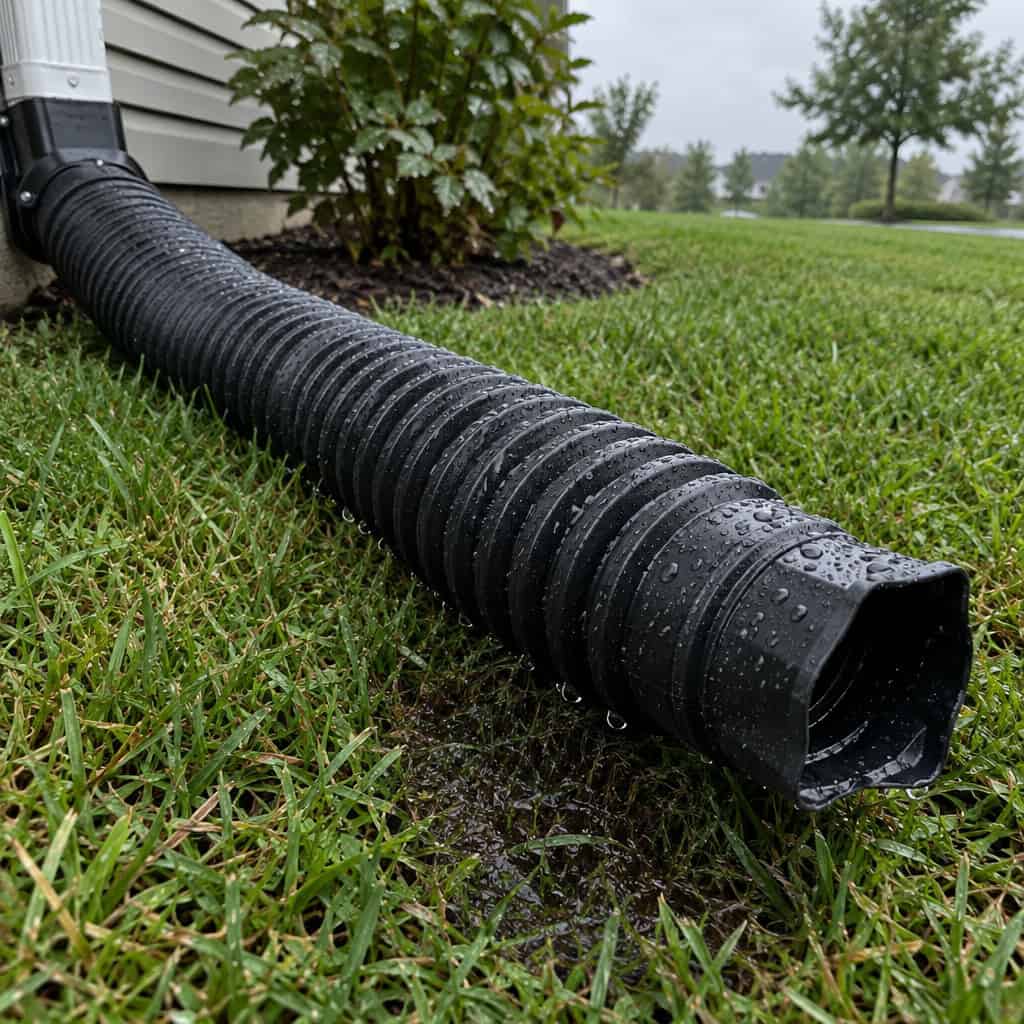 The Ribbed Downspout Extension