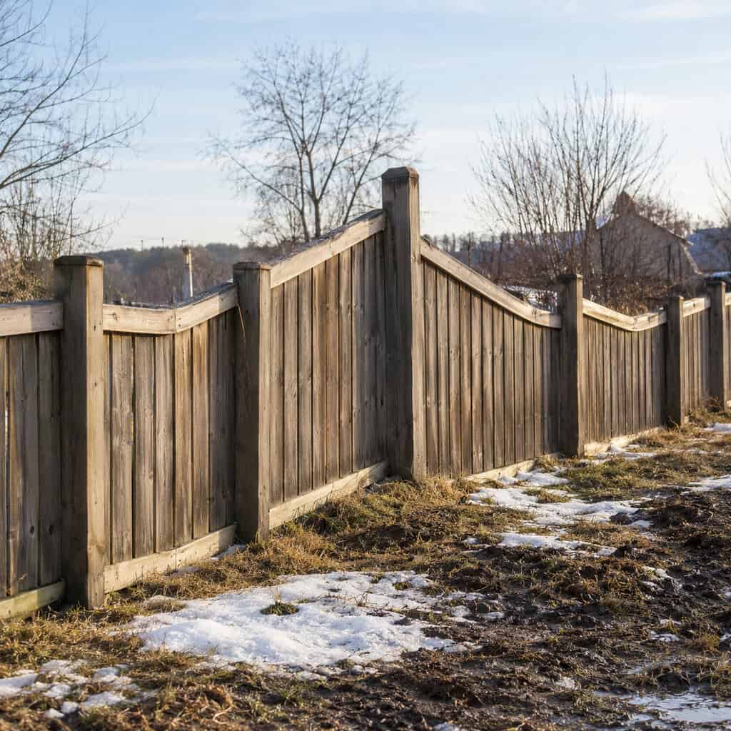 Posts Set Above the Frost Line