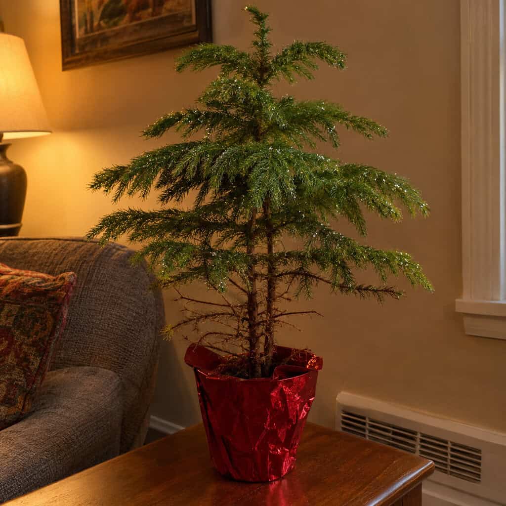 The Norfolk Island Pine Sold as a Tabletop Tree