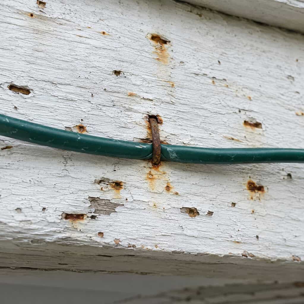Staples and Roofing Nails Instead of Clips