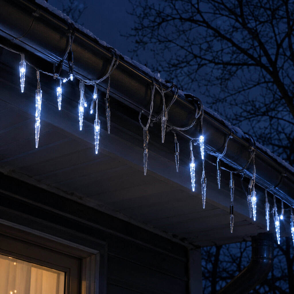 Icicle Lights With Missing Teeth