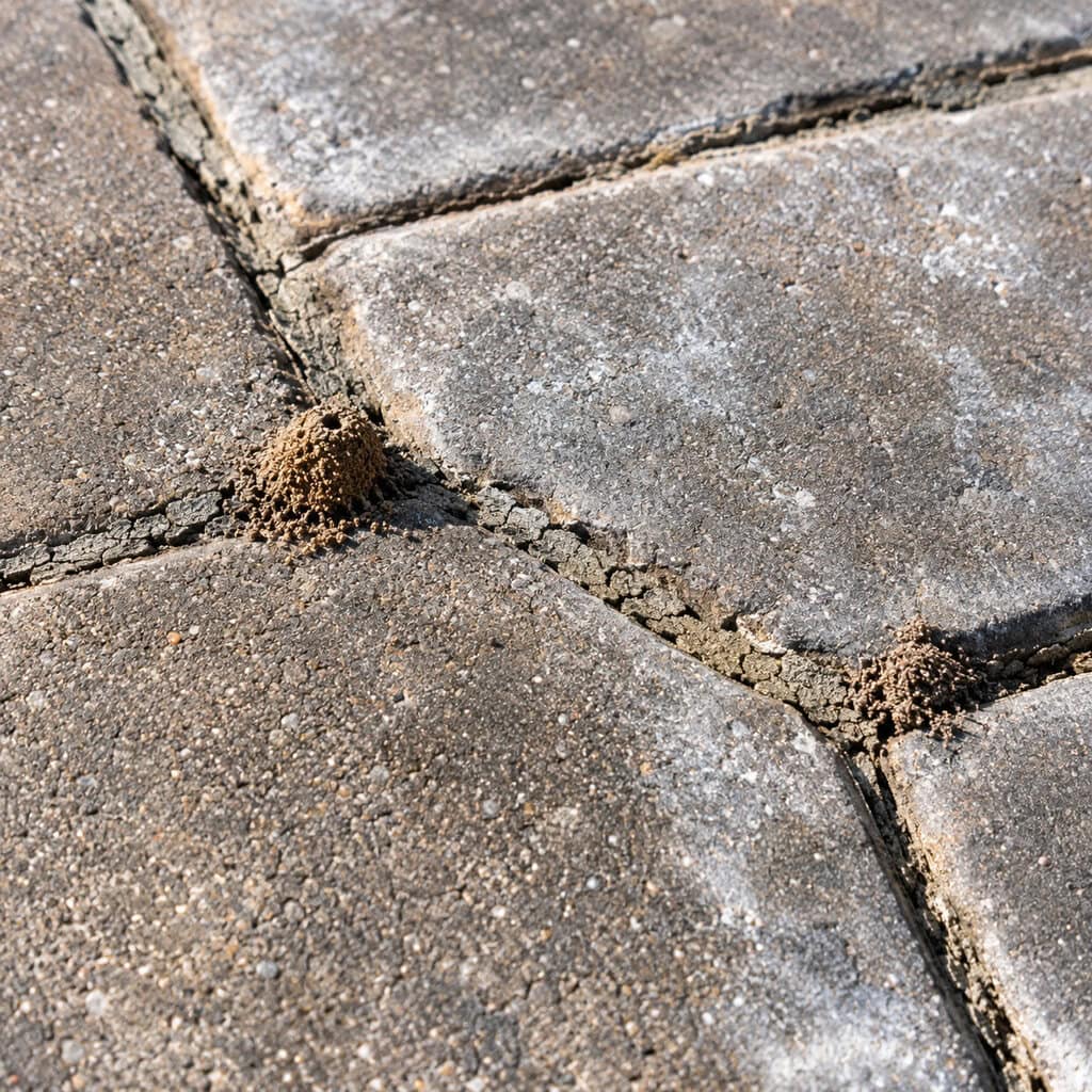 Polymeric Sand in the Wrong Joint