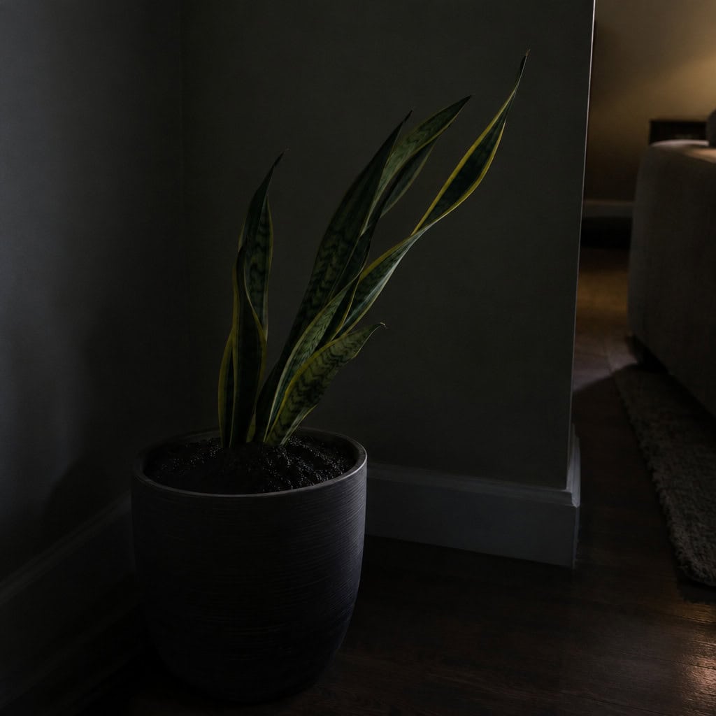 The Snake Plant Stuffed in a Dark Corner