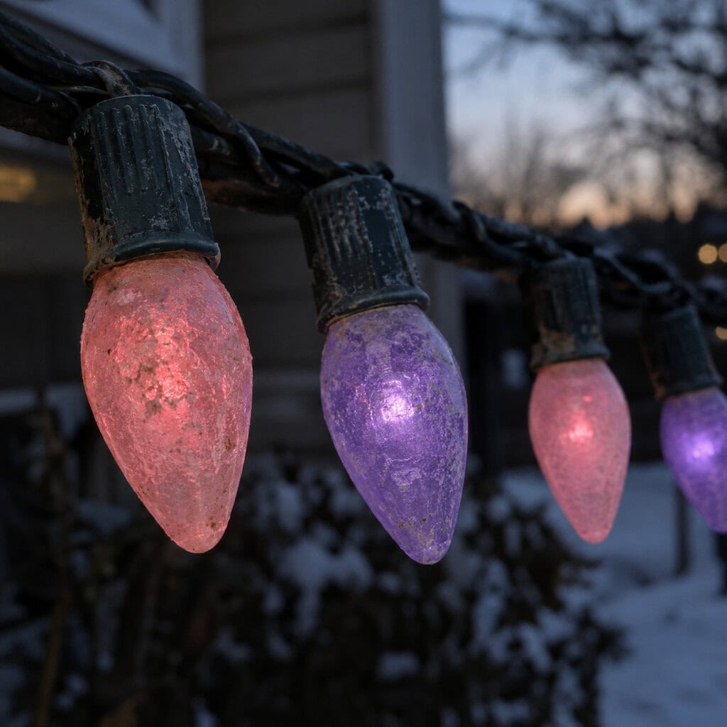 Faded Pink and Purple LEDs