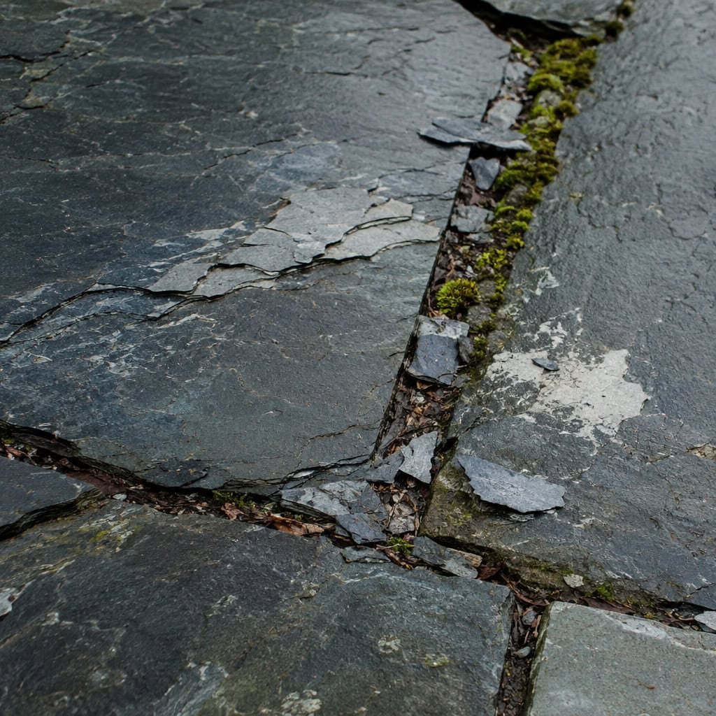 Slate and Soft Layered Stone Outdoors