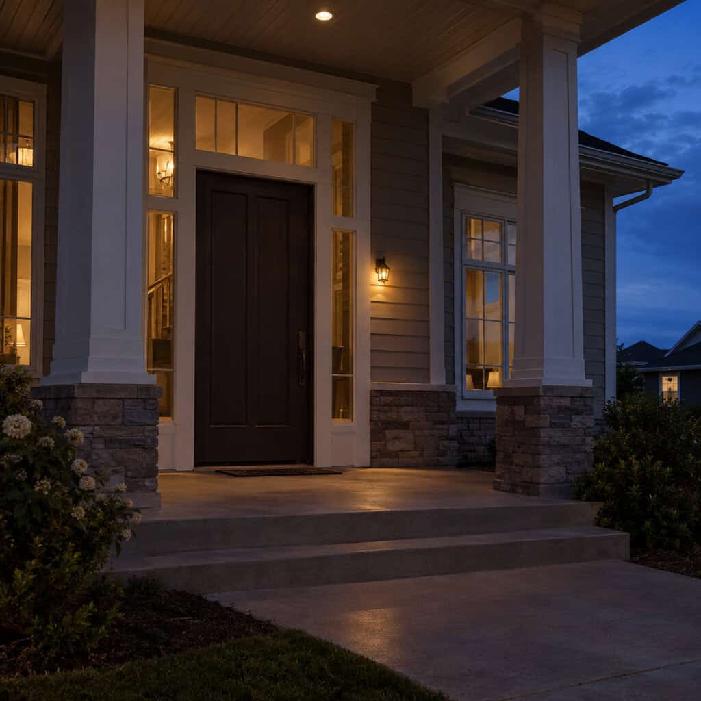 A Porch Lantern Too Small for the House