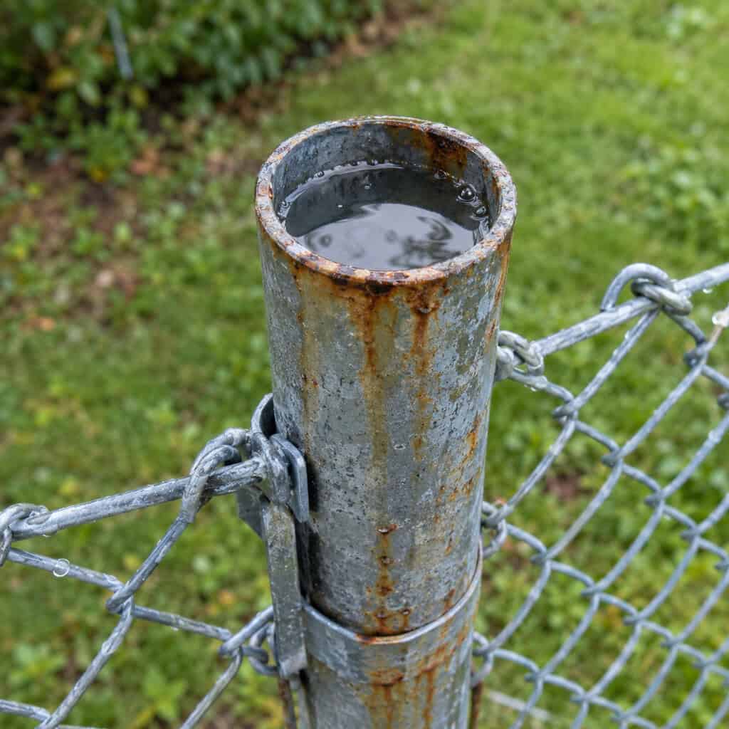 Hollow Fence Posts and Uncapped Pipe Ends