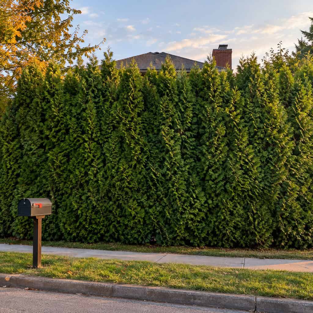 A Privacy Hedge Tall Enough to Hide the House