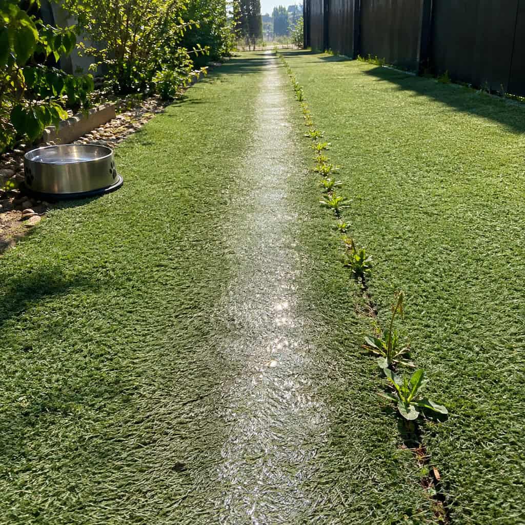 An Artificial Turf Walkway